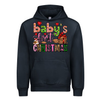 Navy baby's first christmas Urban Hoodie - FaDigitalArtStudio