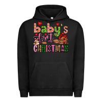 Pigment Black baby's first christmas Urban Hoodie - FaDigitalArtStudio