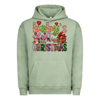 Pigment Oil Green baby's first christmas Urban Hoodie - FaDigitalArtStudio