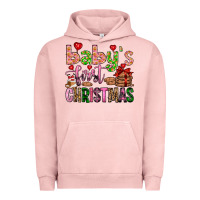 Pigment Salmon baby's first christmas Urban Hoodie - FaDigitalArtStudio