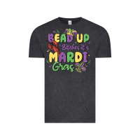 Vintage Black bead up bitches it's mardi gras Vintage Tee - MaliasSmallBusiness