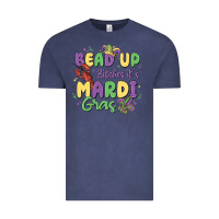 Vintage Denim bead up bitches it's mardi gras Vintage Tee - MaliasSmallBusiness