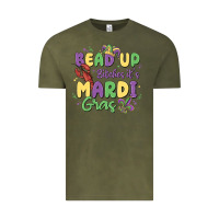 Vintage Olive bead up bitches it's mardi gras Vintage Tee - MaliasSmallBusiness