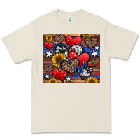 Bone 4th of july american hearts Premium Tee - Jasminsmagicworld