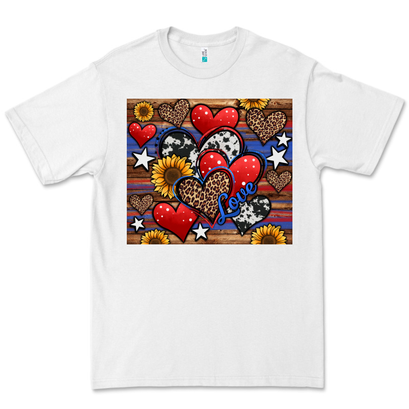4th Of July American Hearts Premium Tee by Jasminsmagicworld | Teevron