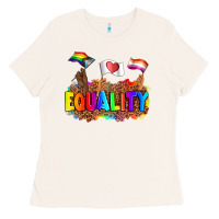 Bone equality pride flags Ladies Tee - AdoDesignShop