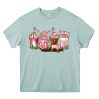 Arona pig coffee cups Heavy Core Tee - AdoDesignShop