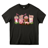 Asphalt pig coffee cups Heavy Core Tee - AdoDesignShop
