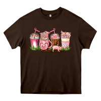 Pig Coffee Cups Heavy Core Tee | Teevron