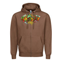 Chestnut oncology nurse juneteenth Zipper Hoodie - NancyCooperArtShop