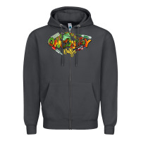 Smoke oncology nurse juneteenth Zipper Hoodie - NancyCooperArtShop
