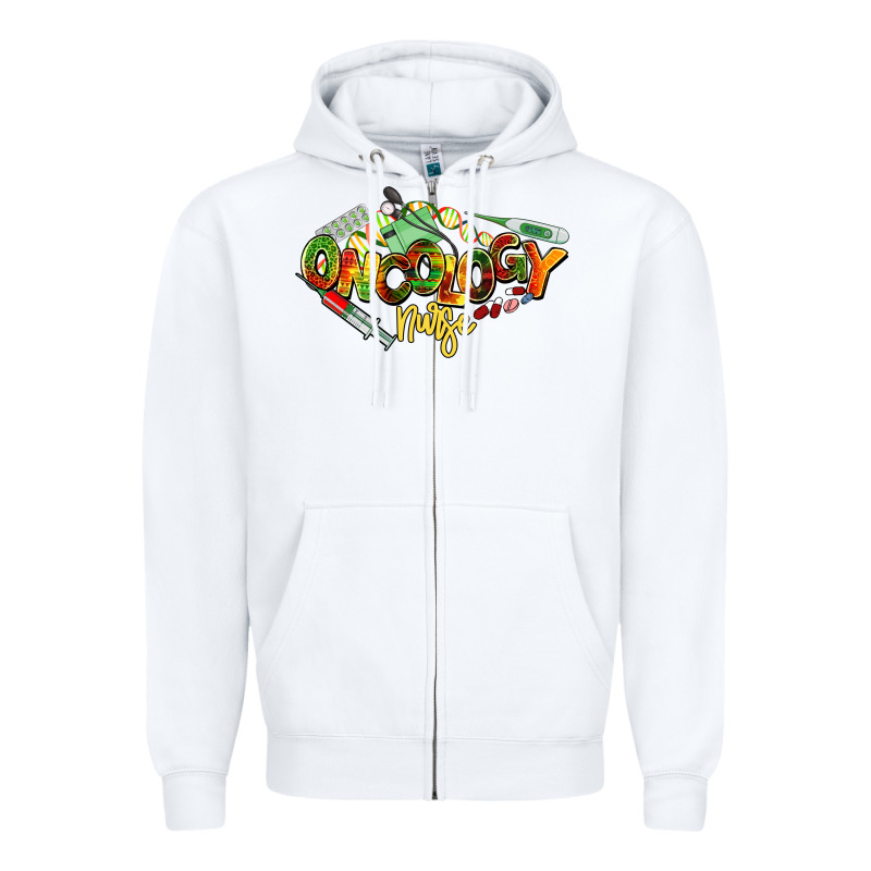 Oncology Nurse Juneteenth Zipper Hoodie by NancyCooperArtShop | Teevron