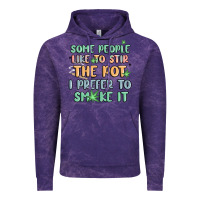 Cloud Purple some people like to stir the pot i prefer to smoke Vintage Hoodie - MaliasSmallBusiness
