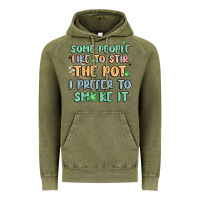 Vintage Olive some people like to stir the pot i prefer to smoke Vintage Hoodie - MaliasSmallBusiness