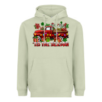 Matcha tis the season christmas truck Heavyweight Hoodie - CowGirlArtShop