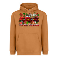 Meerkat tis the season christmas truck Heavyweight Hoodie - CowGirlArtShop