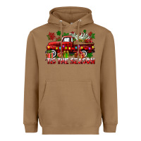 Toasted Coconut tis the season christmas truck Heavyweight Hoodie - CowGirlArtShop