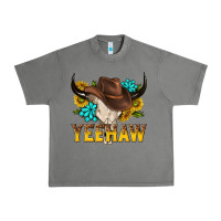 Tornado yeehaw bull skull Urban Heavy Tee - NancyCooperArtShop