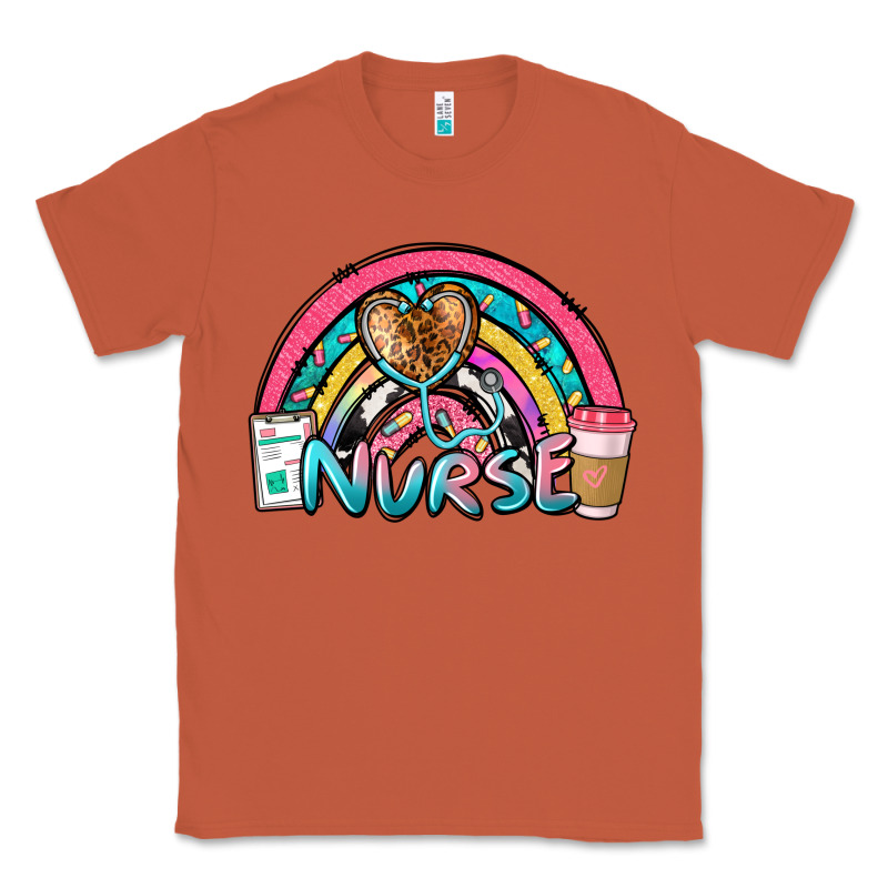 Nurse Rainbow Classic Tee by NancyCooperArtShop | Teevron