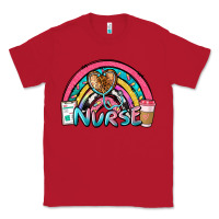 Red nurse rainbow Classic Tee - NancyCooperArtShop
