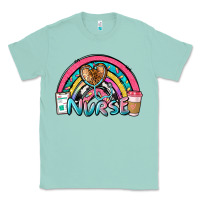 Seafoam nurse rainbow Classic Tee - NancyCooperArtShop