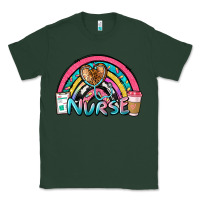 Sports Green nurse rainbow Classic Tee - NancyCooperArtShop