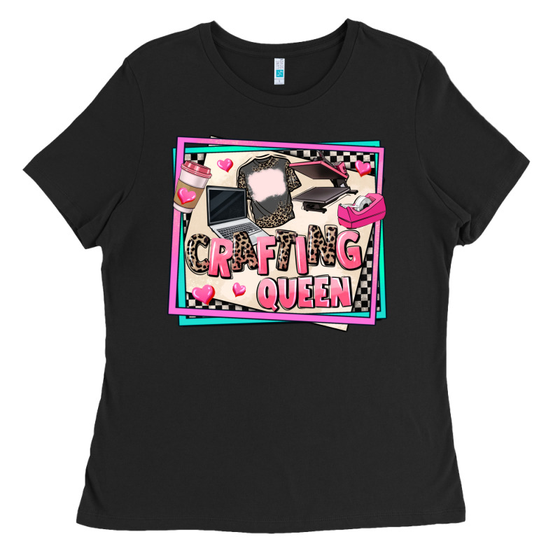 Crafting Queen Ladies Tee by AdoDesignShop | Teevron