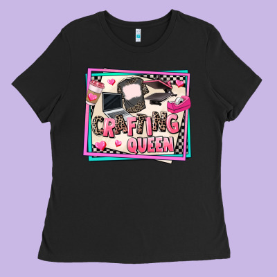 Crafting Queen Ladies Tee Designed By Adodesignshop