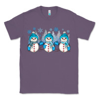 Lavender snowman winter Classic Tee - JahusDesignShop