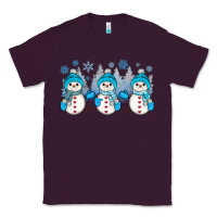 Plum snowman winter Classic Tee - JahusDesignShop