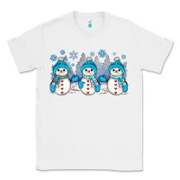 White snowman winter Classic Tee - JahusDesignShop