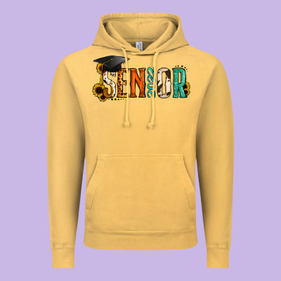 Senior 2022 Vintage Hoodie Designed By Jasminsmagicworld