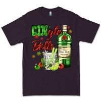 Plum gin`gle bells with bottle and cocktail Premium Tee - AdoDesignShop