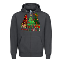 Smoke merry christmas trees Zipper Hoodie - NancyCooperArtShop