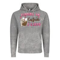 Cloud Rock running on caffeine & chaos Vintage Hoodie - MaliasSmallBusiness
