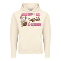Vintage Artic running on caffeine & chaos Vintage Hoodie - MaliasSmallBusiness