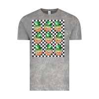 Cloud Rock boujee checker board leprechaun Vintage Tee - MaliasSmallBusiness