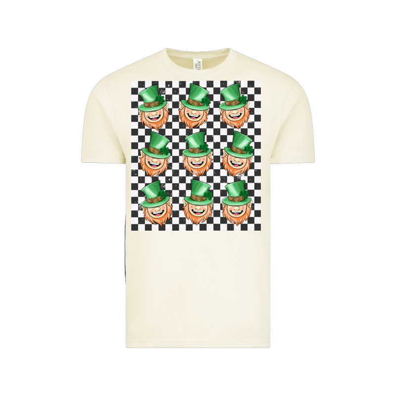 Boujee Checker Board Leprechaun Vintage Tee by MaliasSmallBusiness | Teevron