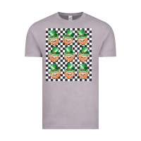 Vintage Zinc boujee checker board leprechaun Vintage Tee - MaliasSmallBusiness