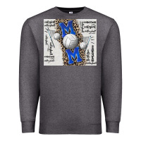 Charcoal Heather volleyball mom blue mother's day Premium Sweatshirt - CowGirlArtShop