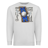 Dove Grey volleyball mom blue mother's day Premium Sweatshirt - CowGirlArtShop