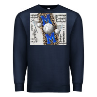 Navy volleyball mom blue mother's day Premium Sweatshirt - CowGirlArtShop