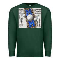 Sports Green volleyball mom blue mother's day Premium Sweatshirt - CowGirlArtShop