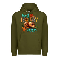 Army Green best leg day ever Premium Hoodie - CowGirlArtShop