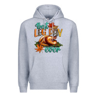 Heather Grey best leg day ever Premium Hoodie - CowGirlArtShop
