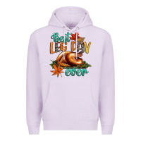 Lilac best leg day ever Premium Hoodie - CowGirlArtShop