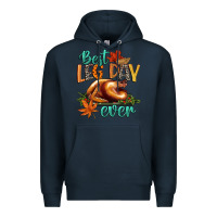Navy best leg day ever Premium Hoodie - CowGirlArtShop