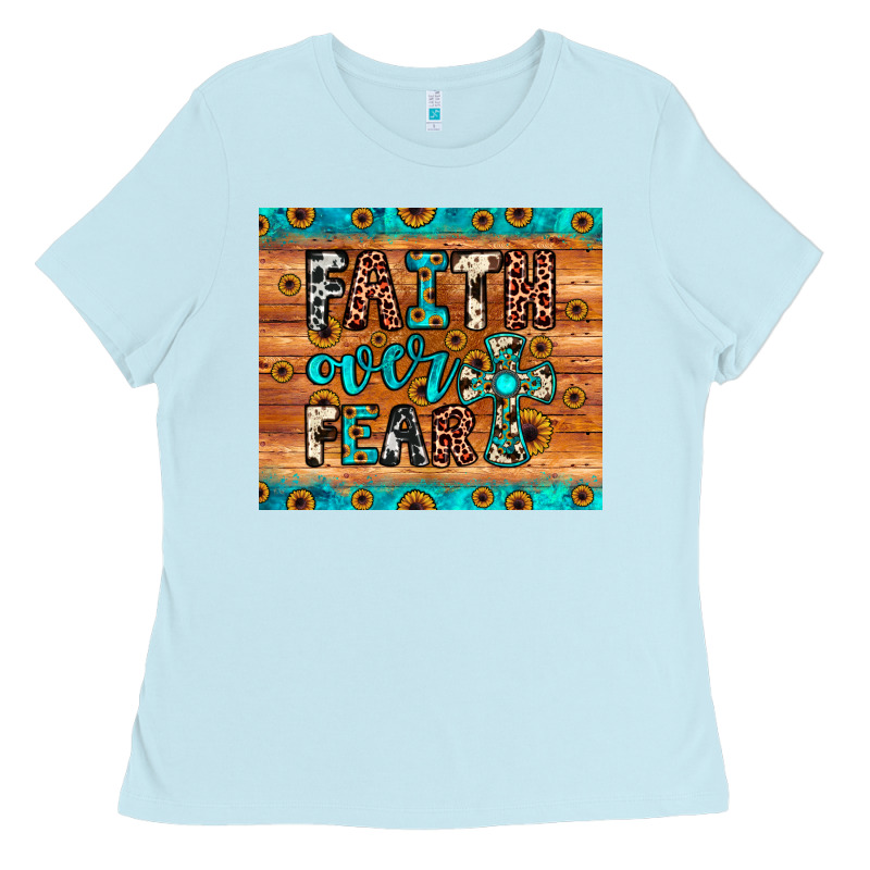 Faith Over Fear Ladies Tee by JahusDesignShop | Teevron