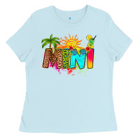 Baby Blue summer mini Ladies Tee - RanaPortraitStore