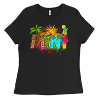 Black summer mini Ladies Tee - RanaPortraitStore